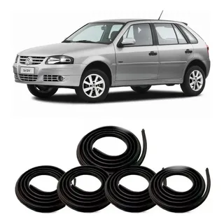 Kit Borrachas Vedação 4 Portas E Porta Malas Gol G2 G3 G4