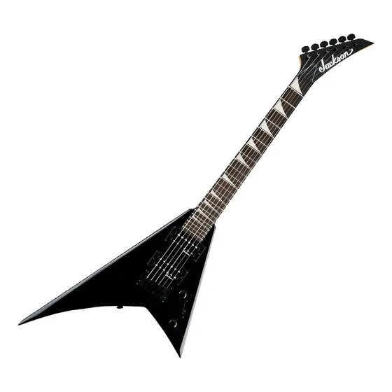 Guitarra Flying V Jackson Randy Rhoads Minions Js1x Black Cor Satin black