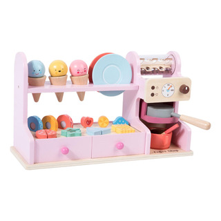 Juguete De Helado De Madera, Tienda De Juegos De Rosa Juguete De Helado De Madera, Tienda De Juegos De Rosa