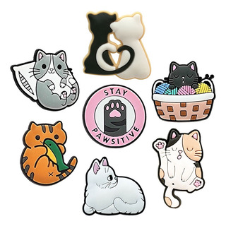 11 Pines Broches De Gatos Kawai Para Ropa Y Accesorios 11 Pines Broches De Gatos Kawai Para Ropa Y Accesorios