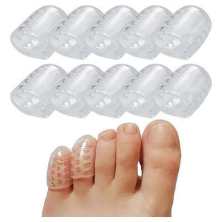 10 Protectores Dedos Gel Transpirables Alivia El Dolor Uñas 10 Protectores Dedos Gel Transpirables Alivia El Dolor Uñas