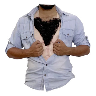 Disfraz Pechera Peluda Hombre Halloween Disfraz Pechera Peluda Hombre Halloween