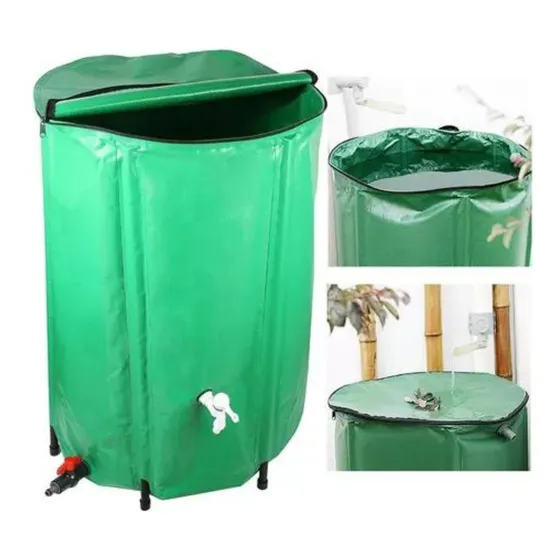 Tanque Almacenamiento Estanque De Agua Flexible En Pvc 100l