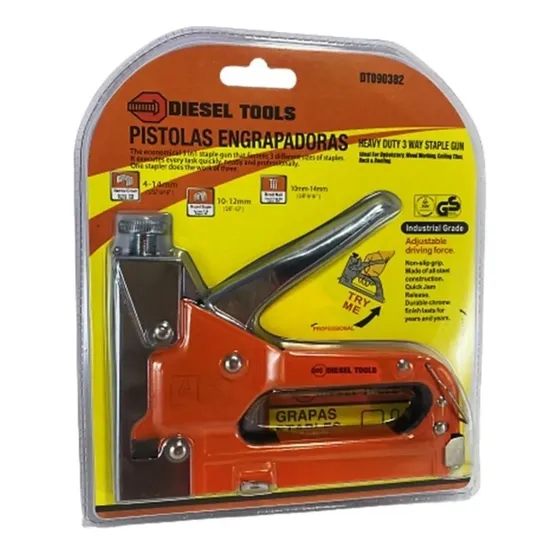 Grapadora Engrapadora Para Tapizar Diesel Tools + Grapas