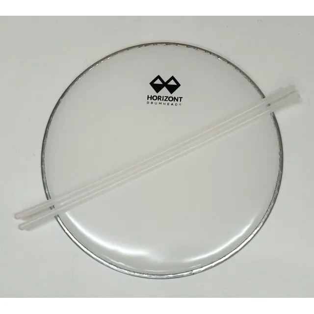 Kit Caixa Repique 12` Blanco + Cuerda/palillo/baqueta Plast