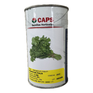 Semillas Perejil Gigante 250 G Lata Cerrada - Caps - Semillas Perejil Gigante 250 G Lata Cerrada - Caps -