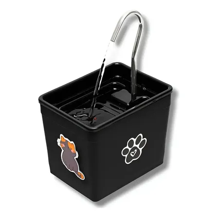 Bebedouro Automático Fonte de Água Pet Gatos Cachorros Alumínio