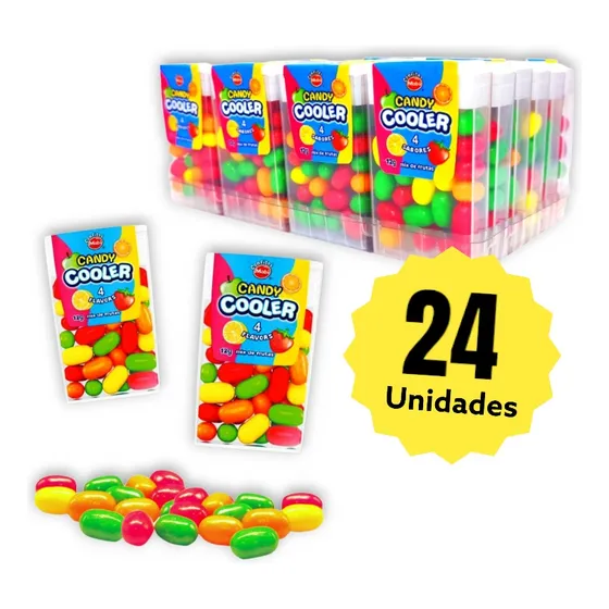 Dulces Porotitos Candy Cooler Mabu Individuales X 24 Cajitas