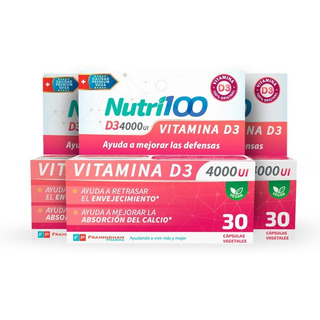 Nutri100 Vitamina D3 4000 Ui 90caps Vegetales - Suiza Oferta Nutri100 Vitamina D3 4000 Ui 90caps Vegetales - Suiza Oferta