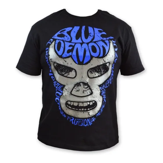 A160 Blue Demon Playeras Premium Lucha Libre Luchador 
