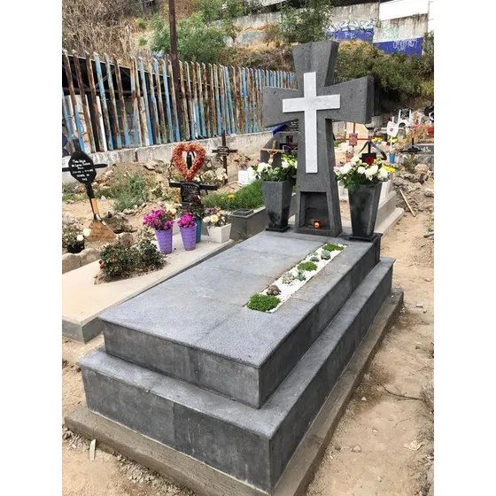 Lápida Cruz Cantera Y Marmol