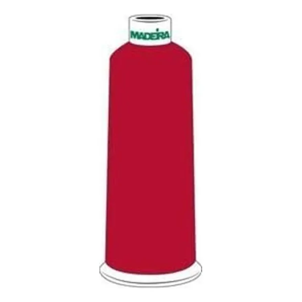 Hilo De Bordado De Rayón De Madeira 5500yd Cono Rojo Color:
