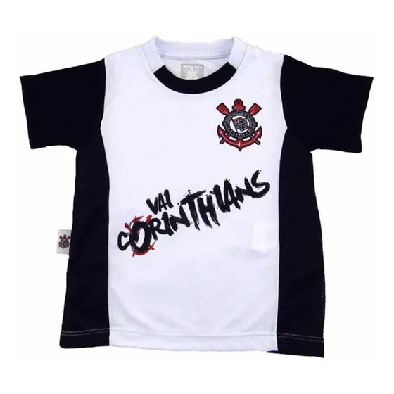 Camisa Corinthians Infantil Oficial 0223 Poliester Revedor