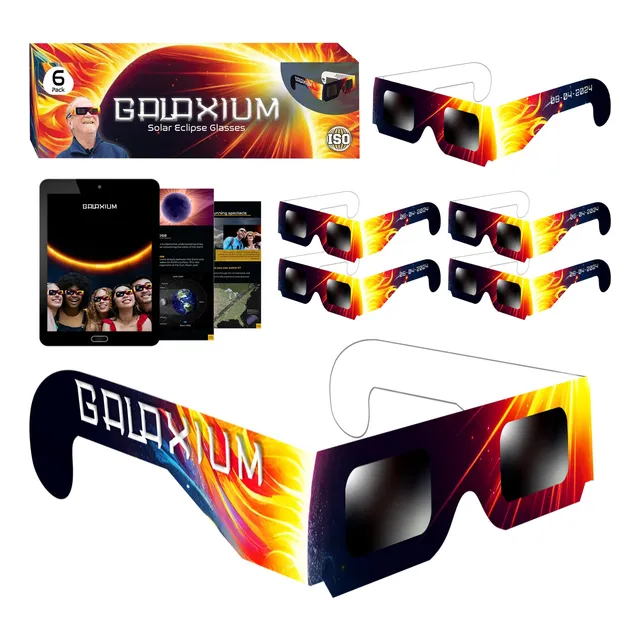 Gafas Para Eclipse Solar Galaxium Aas Aprobadas En 2024, Paq
