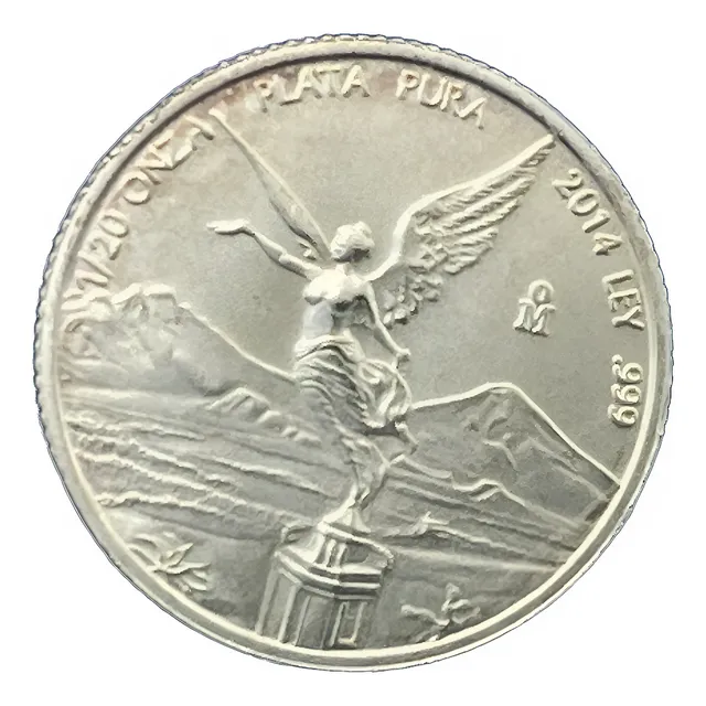 1/20 Onza 2014 Plata Satin 