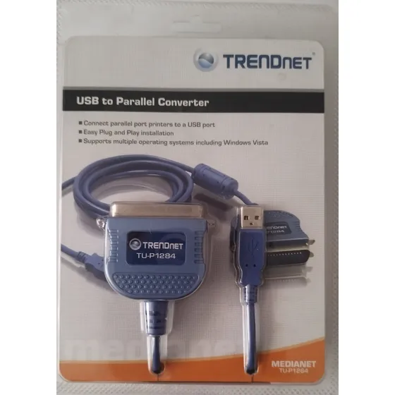 Cable Usb Convertidor De Puerto Paralelo Trendnet Tup1284