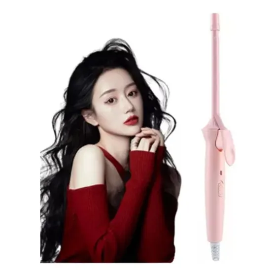 Cortes Tenaza Rizadora Cerámica 9mm Profesional, Mini Rizador Para Cabello Corto, Curling Hair Para Chicas, Estilo De Cabello Voluminizado, Sin Daño, Pequeño, Curling Para Cortes Cortos Y Flequillos