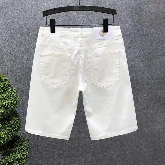 Pantalones Cortos De Mezclilla Han Xi Para Hombre, Moda Juve