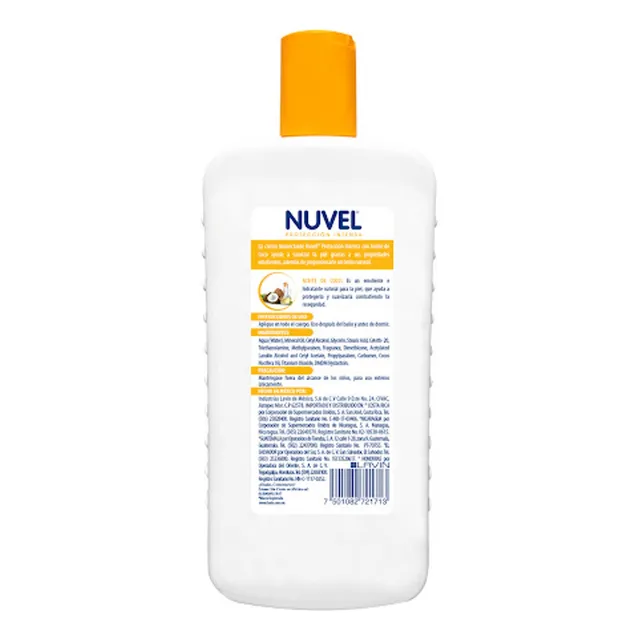 Crema Nuvel Protección Intensa Con Aceite De Coco 750ml