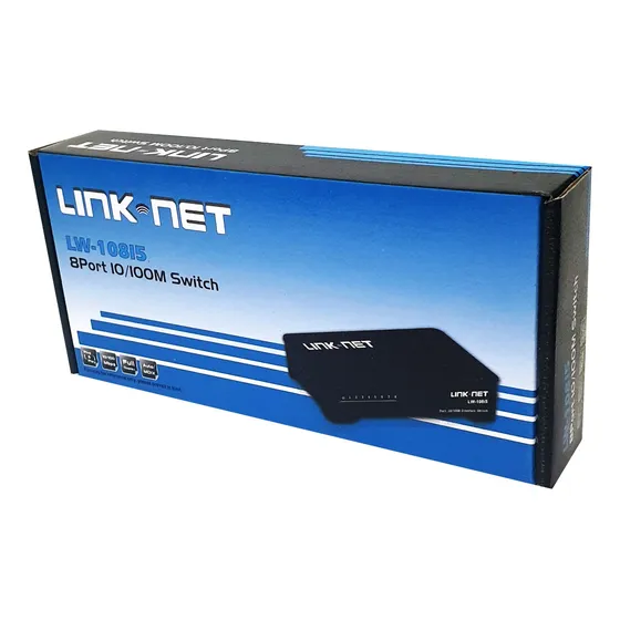 Switch De Red 8 Puertos 10/100m Link-net
