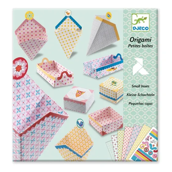 Origami Pequeñas Cajas Nivel 3 Djeco 7 A 12 Años