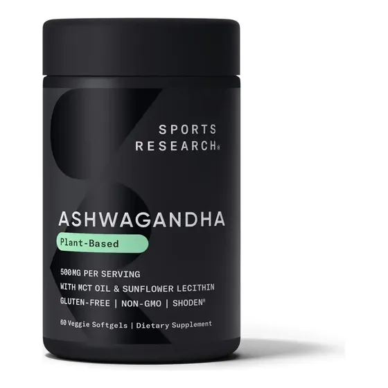 Suplemento Ashwagandha 500 Mg 60 Capsulas Sports Research