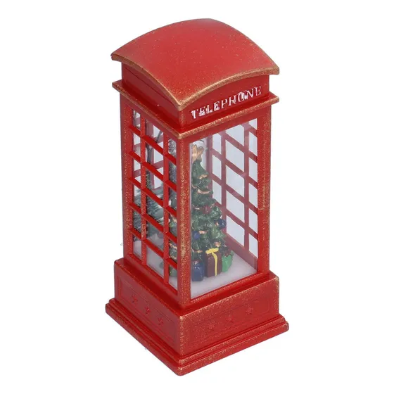 Farol Decorativo Navideño, Lámpara De Noche De Mesa Navideña