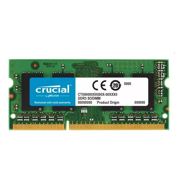 Ram Crucial Ddr3 Portatil 8gb/1600 Ct102464bf160b
