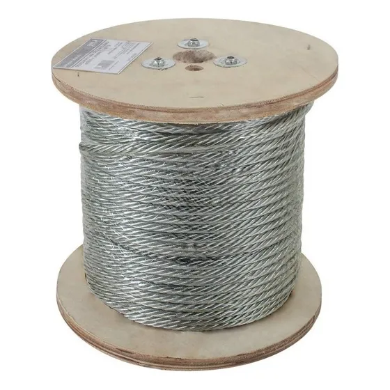 Guaya De Acero Galvanizado De 3/16 X 100 Mts 7x19 Ferrawyy