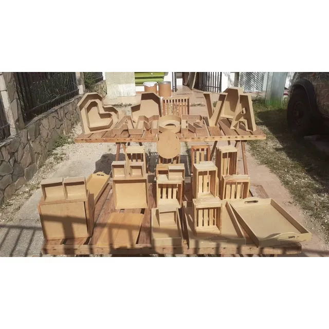 Guacales Decorativos En Pino Y Mdf