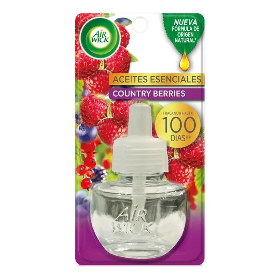 Desodorante Ambiental Repuesto Air Wick Country Berries 21ml