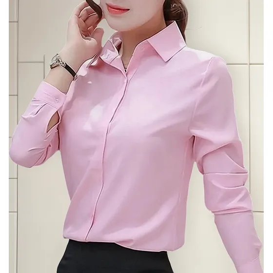 Blusas O Camisas Para Dama Mujer Manga Larga 100% Algodón