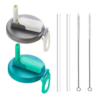 Tapa Para Lata De Refresco Con Pajita, 2 Tapas Reutilizables Tapa Para Lata De Refresco Con Pajita, 2 Tapas Reutilizables