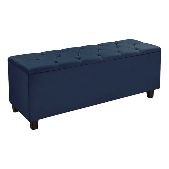 Baú Recamier Quarto Sala Barcelona 150cm Envio Imediato Full
