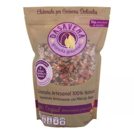 Granola Gourmet Artesanal Dasavena 1kg 100% Natural Y Rica