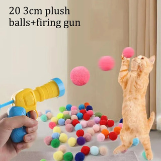 Interactive Cat Toy Gun: Engaging Laser Chase & Feathery Interactive Cat Toy Gun: Engaging Laser Chase & Feathery