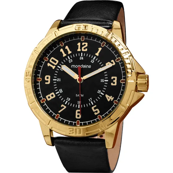 Relogio Mondaine Masculino 99665gpmvdh2 Casual Dourado
