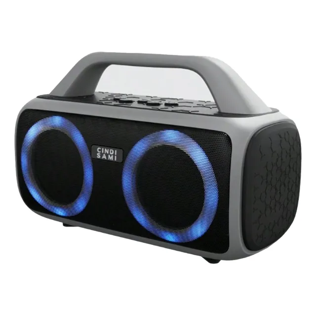 Altavoces Bluetooth Inalambrico 50w Subwoofer Cindisami Negro