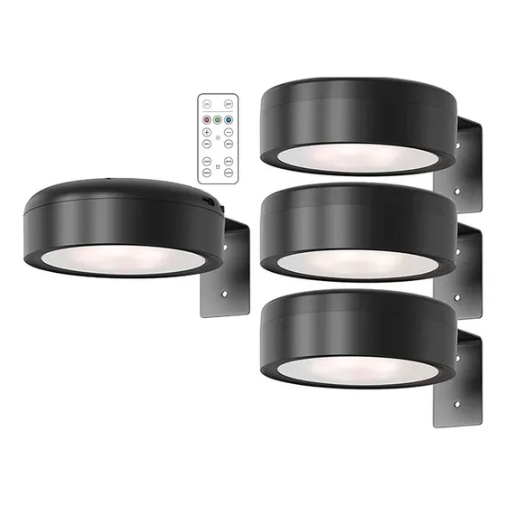 Conjunto De 4 Luzes Led Para Quadros - Com Controle Remoto