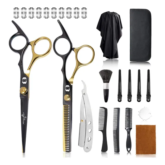 Tijeras Barbero Estilista Kit Cortadoras De Cabello25pcs