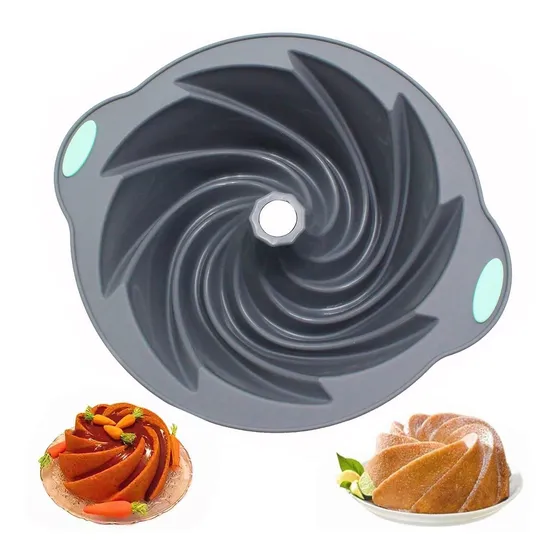 Molde Antiadherente Para Tarta Silicona 10  Gelatina Diseño