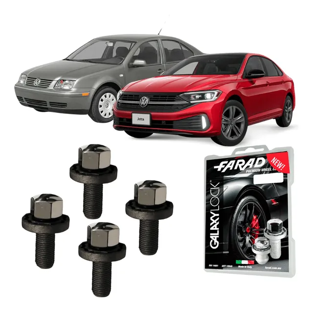 Tuercas De Seguridad Galaxylock Vw Jetta Clasico Enviógratis