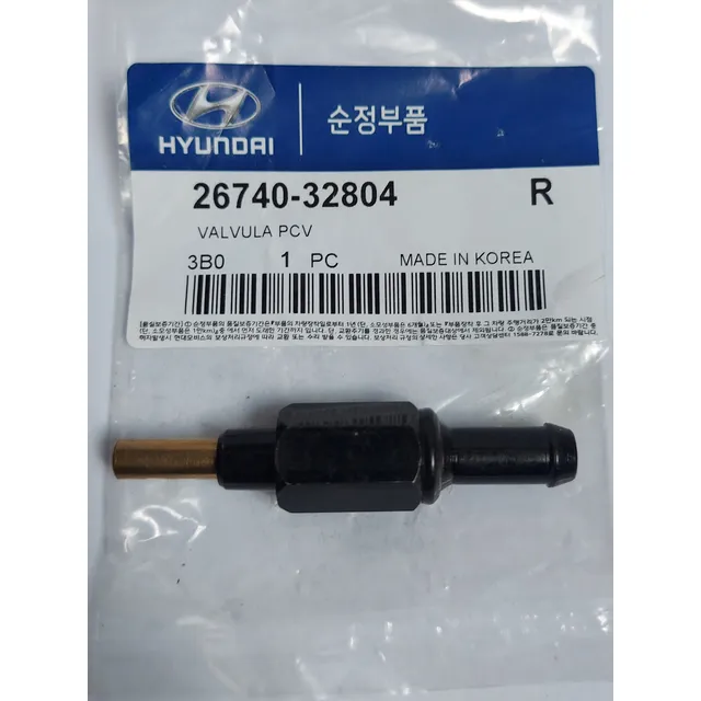 Valvula Pcv Hyundai Getz Elantra Tucson Accent Metálico 