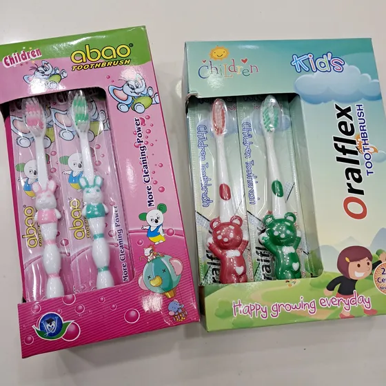 Set 12 Cepillos De Dientes De Niño De Figuras