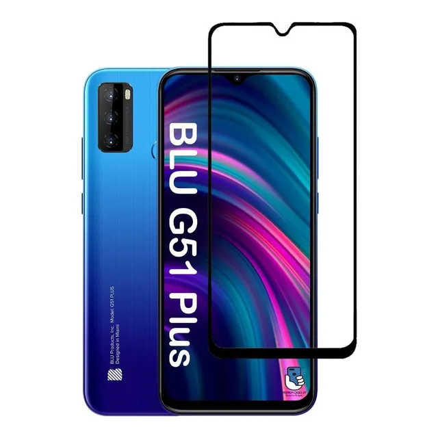 Vidrio Templado Para Blu G51 Plus Full Cover - Pcuy
