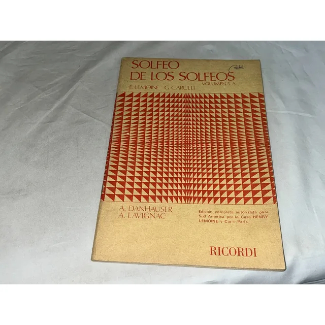 Solfeo De Los Solfeos - Lemoine-carulli - Ricordi