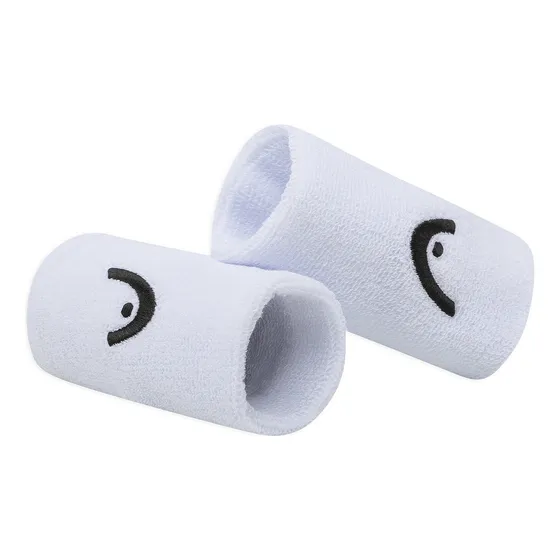 Muñequeras Head X2 Tenis Padel Squash Wristband Color White Talle Larga