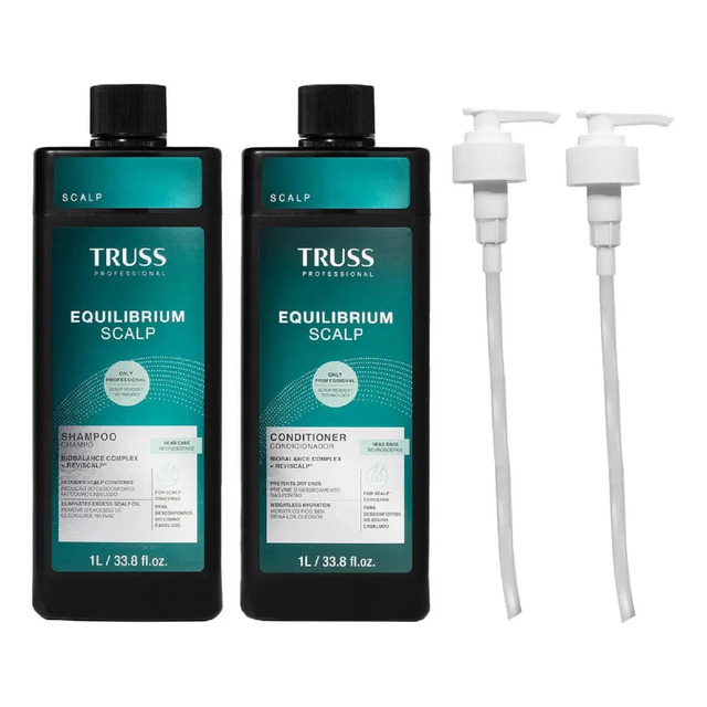 Kit Truss Equilibrium Scalp Shampoo 1l + Condicionador 1l Kit Truss Equilibrium Scalp Shampoo 1l + Condicionador 1l