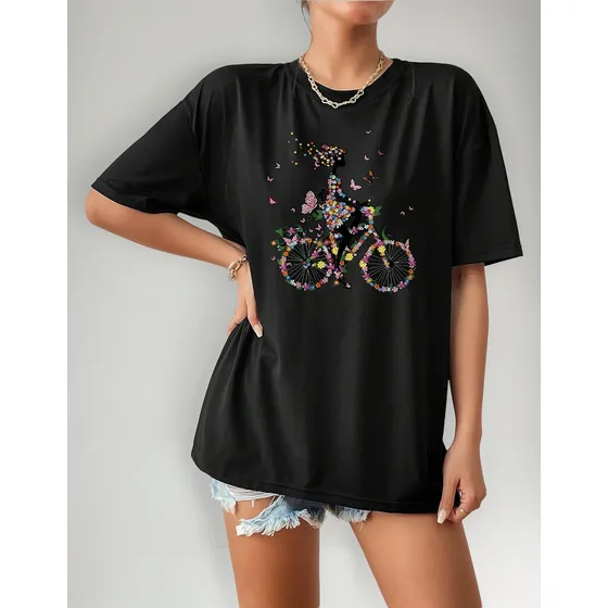 Camiseta De Moda Para Mujer, Calidad Sudadera Playera Mujer