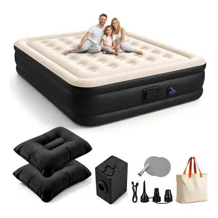 Colchão Inflável Casal Queen C/ Bomba Elétrica 200*150*40cm
